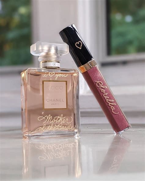 engraved chanel perfume